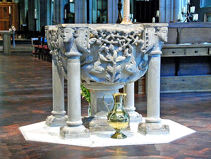 baptismal font