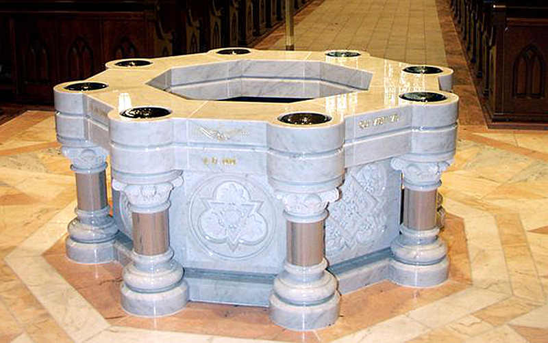 church baptimal font