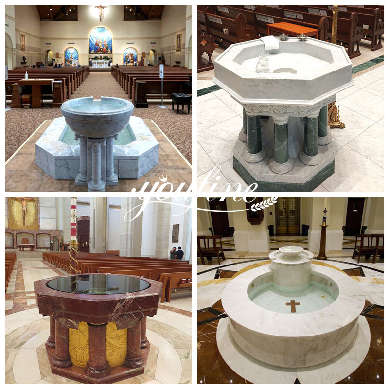 marble baptismal fonts