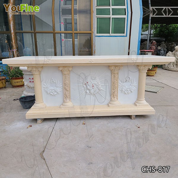 High Quality Modern Marble Church Altar Design from Factory Supply CHS-817