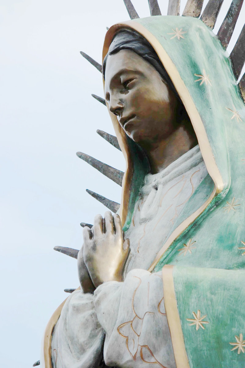 our lady of guadalupe statue-