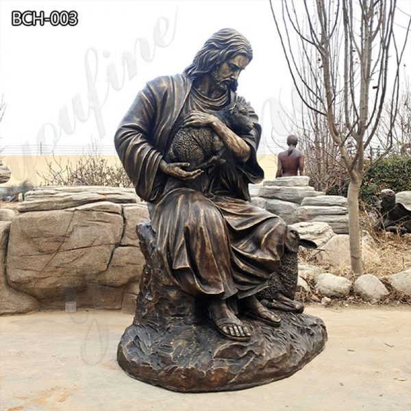 bronze Jesus sculpture