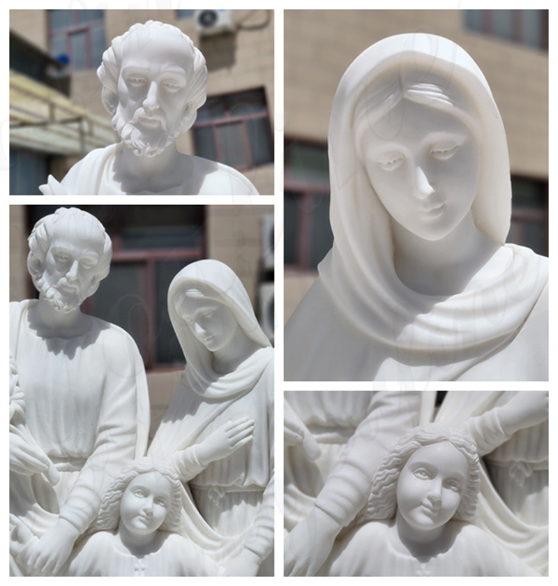 the holy family statue--